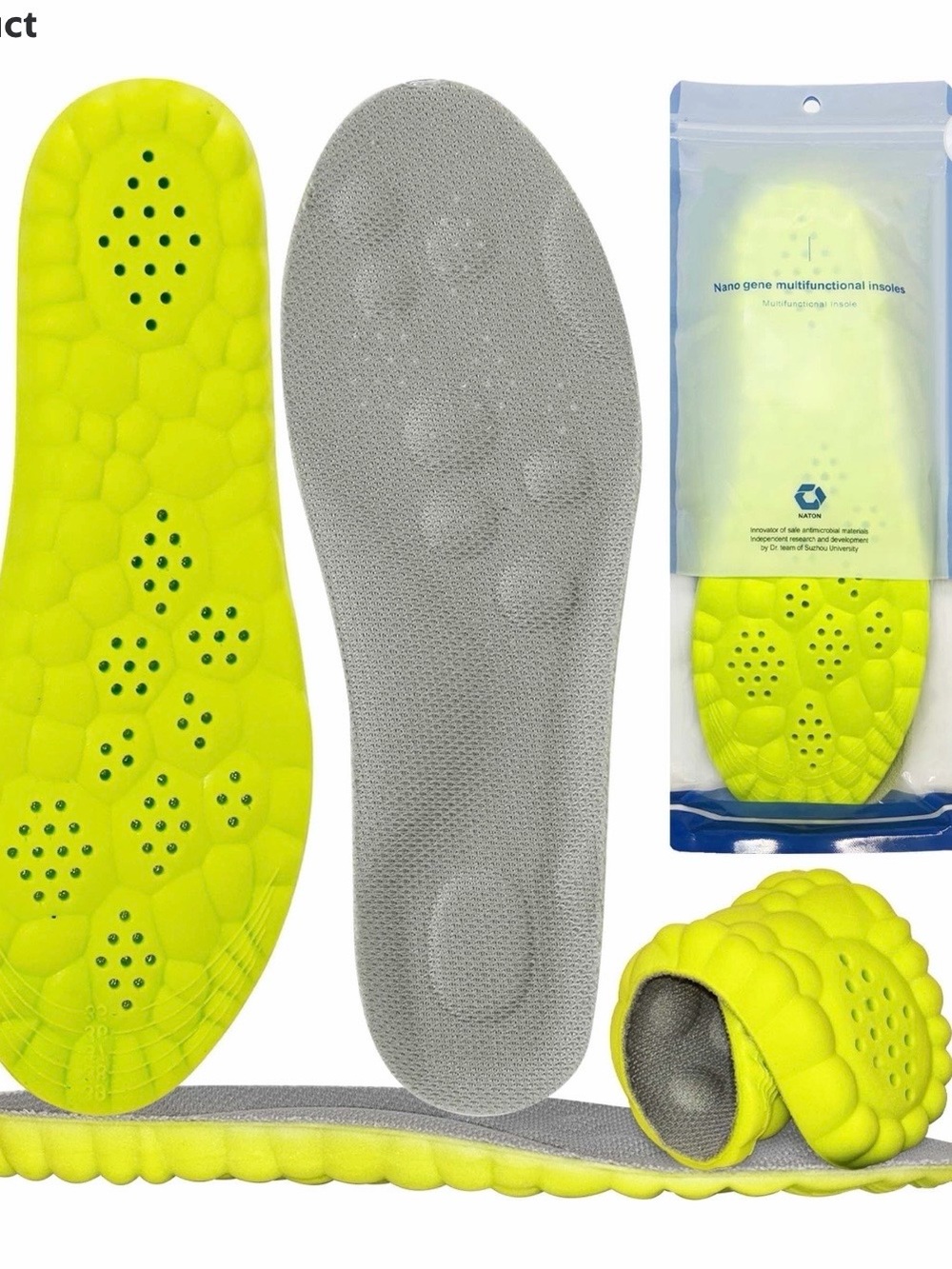 Comfort Gel Insoles for Women/Men